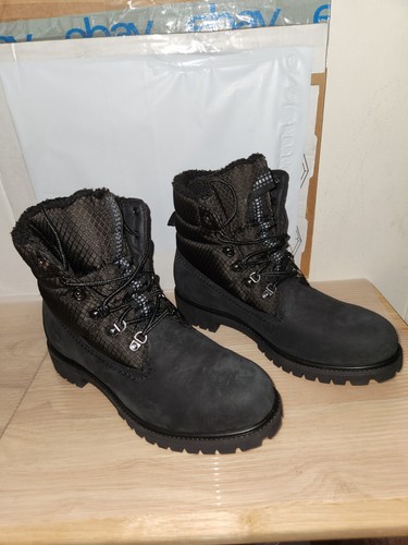 Timberland ダックジャケット 裏ボア フェード ブラック Sサイズ 155506s.jpg