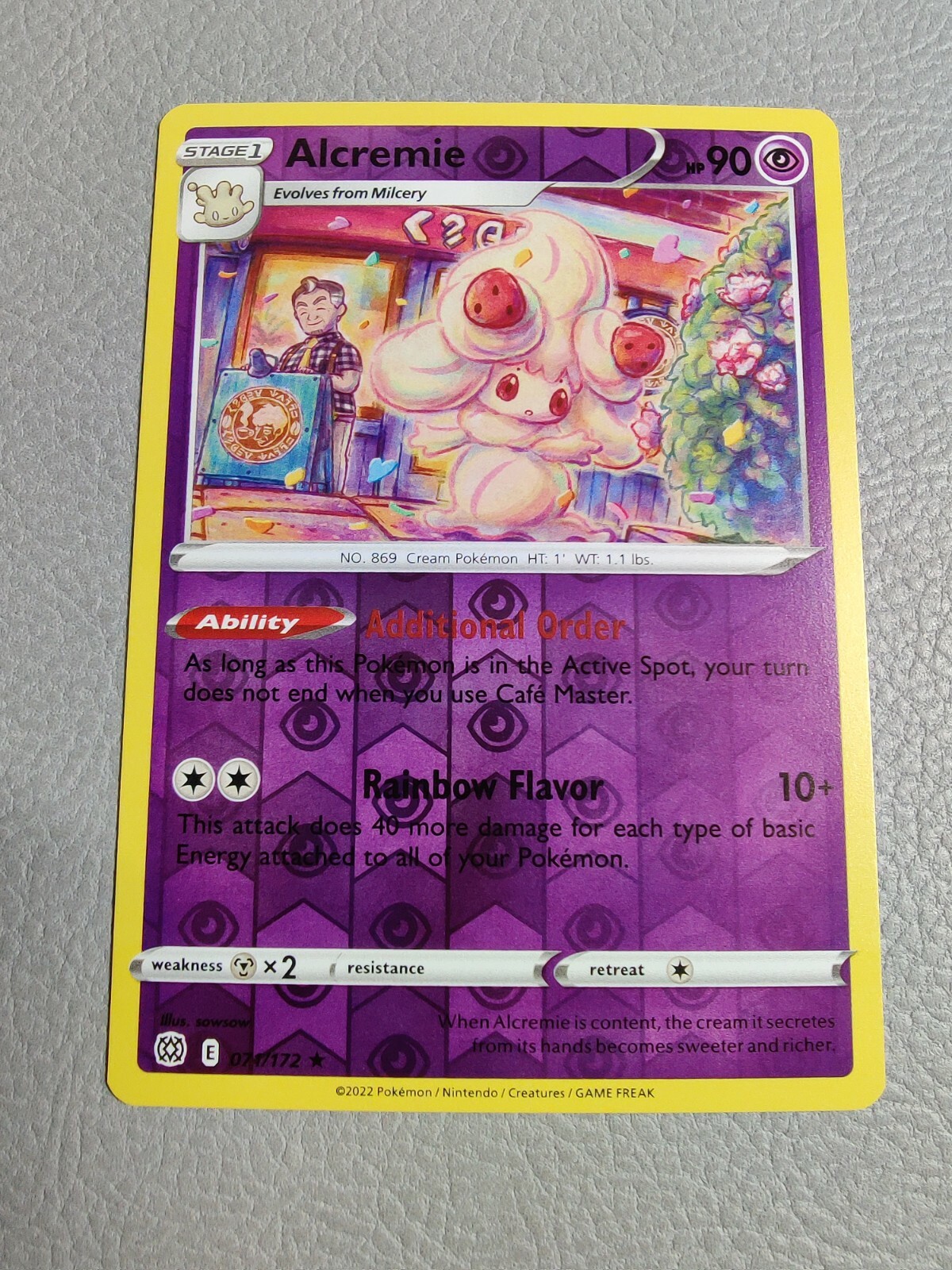 Alcremie Reverse Holo | NM/M | SWSH Brilliant Stars 071/172