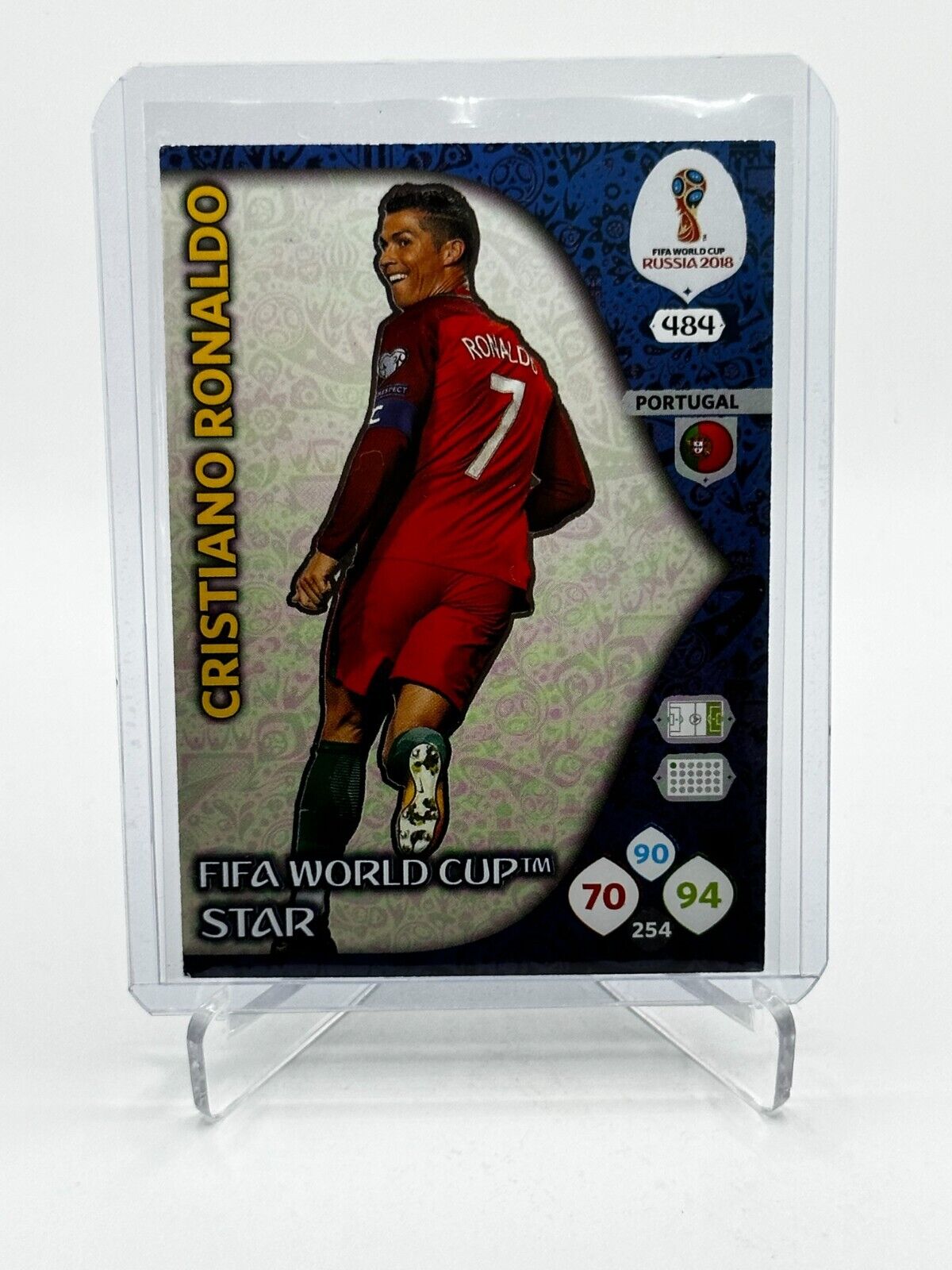 Cristiano Ronaldo 2018 Panini FIFA World Cup Russia Star Cristiano Ronaldo 2018 Panini FIFA World Cup Russia Star