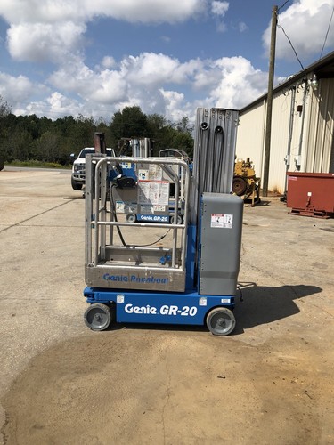 2011 Genie GR20 Drivable One Man Lift Electric Scissor Boom JLG Skyjack 20MVL