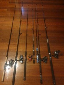 fishing poles on gumtree