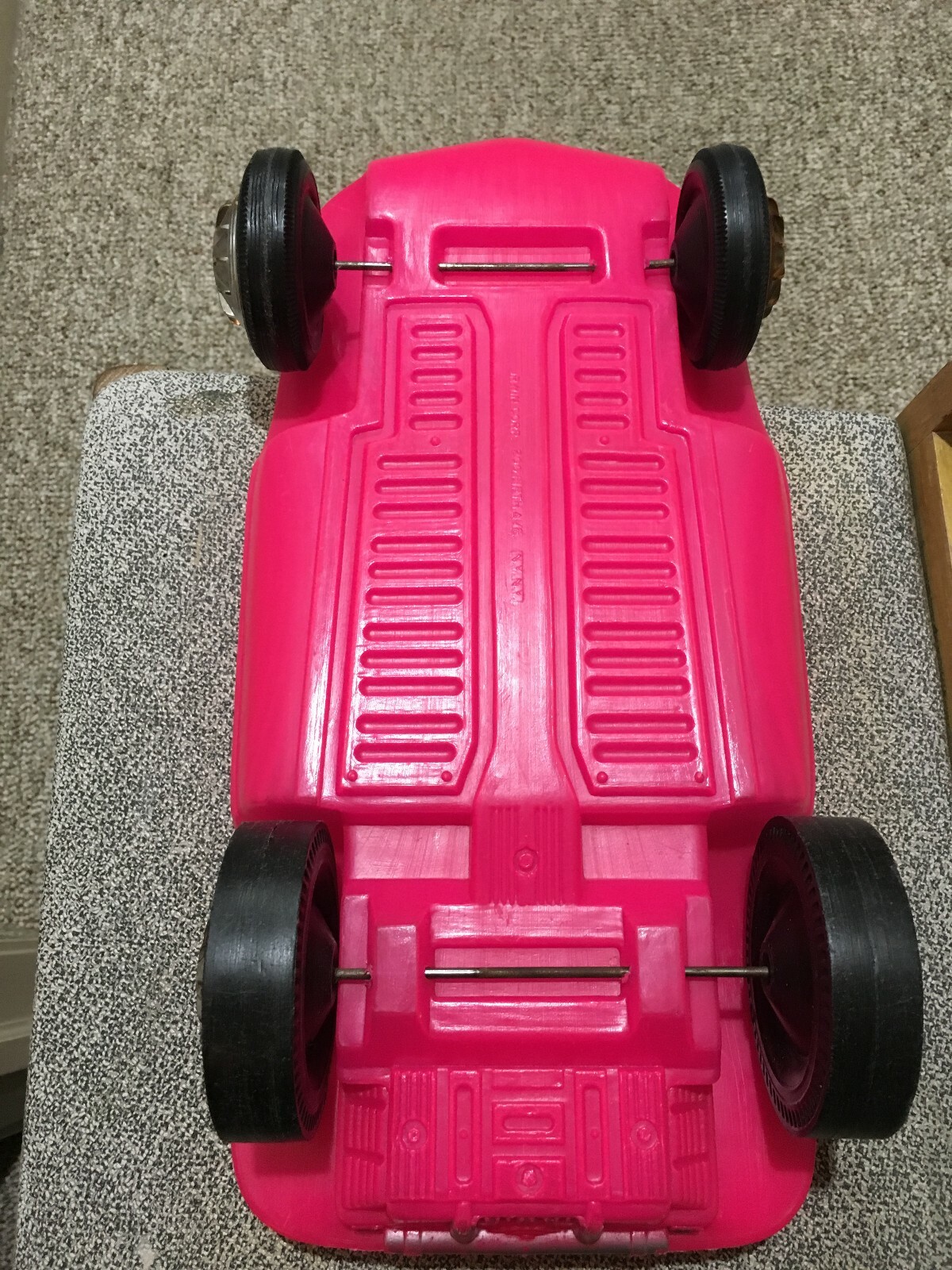 VINTAGE Pink Toy Car by the Irwin Corporation -