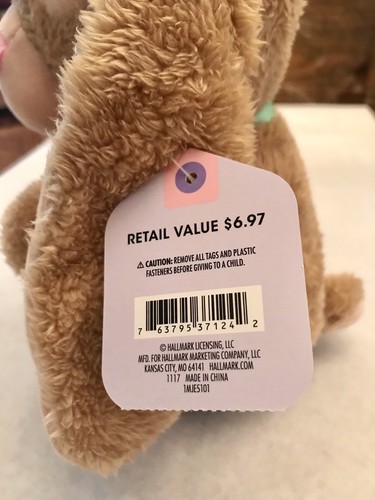 Hallmark Plush Easter Bunny Rabbit Soft Plush NEW with TAGS