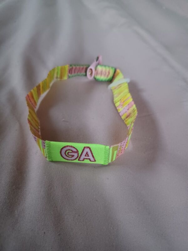2022 COCHELLA General Admission Wristband Collectible! Never Used!