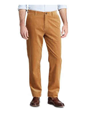 

POLO RALPH LAUREN Мужские легкие эластичные джинсы Hampton Brown 32W/32L, Коричневый, 710678275003