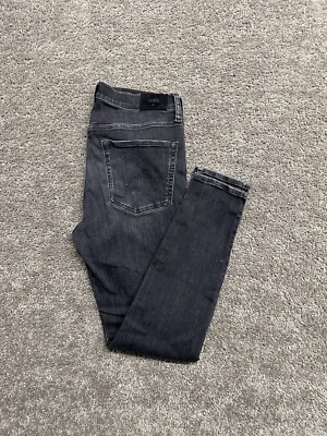 Edwin Denim Pixie 9'' Mid Rise Skinny Cut Jeans Black Orchid - Size 29