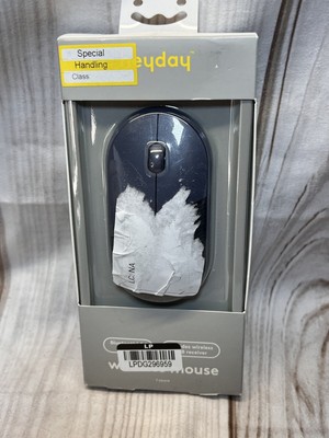 NEW Heyday Wireless Mouse Bluetooth 5.1 & USB Receiver - 33' Range - DUSK BLUE