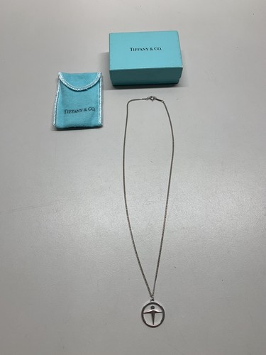 Tiffany & Co. 専用 TIFFANY & CO. MANPOWER / UNITY PENDANT NECKLACE STERLING