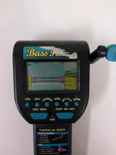 Radica Electronic Bass Fishing Fishin Game Hand Held New
