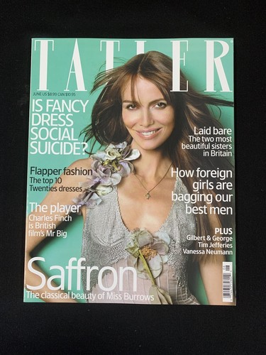 Tatler (UK) Fashion Magazine June 2004 - Charles Finch, Tim