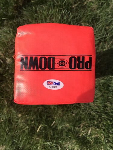 PSA Miami Hurricanes Michael Irvin SIGNED autographed full size football pylon!