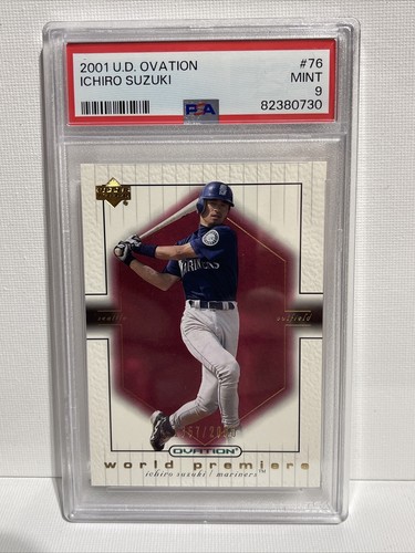 2001 Upper Deck Ovation Ichiro Suzuki SP RC 1357/2000 #76 Mariners