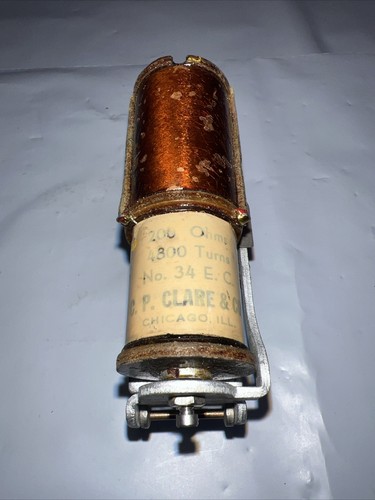 CP Claire No. 34 E.C Contact Relay Used Untested 200 Ohms 4800 Turns