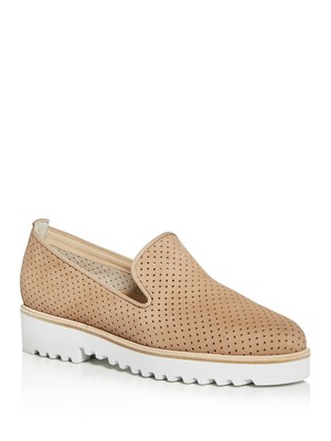 Женские бежевые мокасины Cailey Slip On Leather на платформе 1/2 от PAUL GREEN 10,5