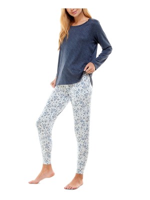 

ROUDELAIN Наборы синие, вереск, с длинными рукавами, круглым вырезом и манжетами, повседневные, размер, Синий