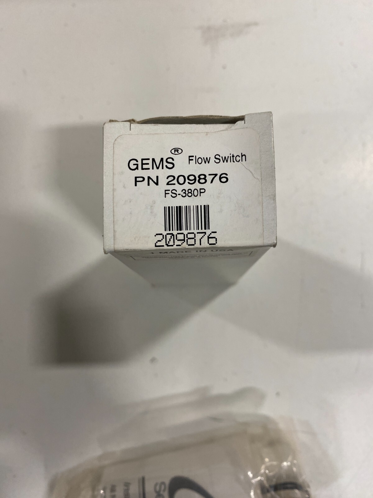 y❤︎ GEMS Flow Switch P/N 209876 FS-380P 0.15GPM, 3/8