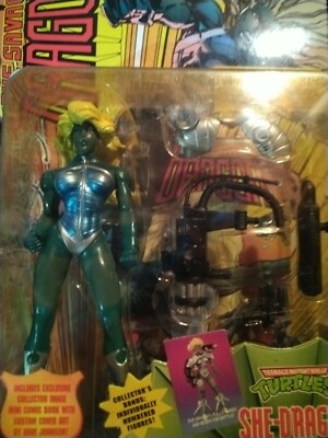 Vintage 1995 TMNT She-dragon The Savage Dragon  Playmates Eric Larsen 3047 B3