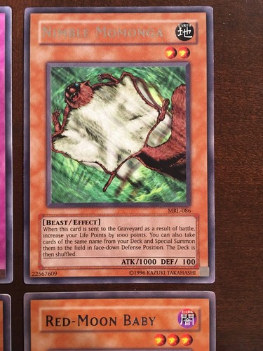 YuGiOh Lot 5x NM Rare Cards LOB MRL PSV MRD LON