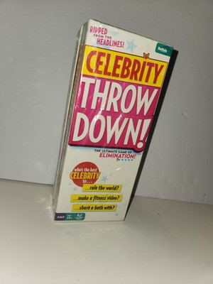 Buffalo 'Celebrity Throw Down' Board Game- New, Sealed