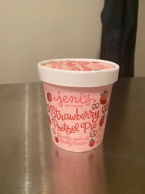 Jeni s Ice Cream x Dolly Parton Strawberry Pretzel Pie Pint