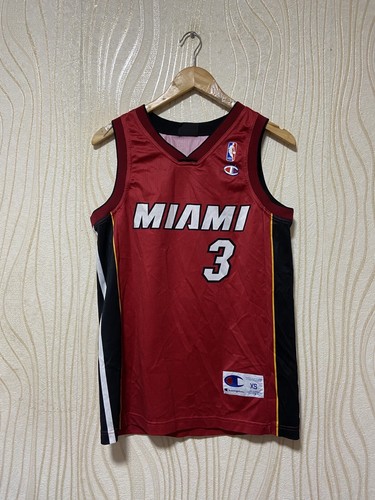 ウェア NBA Miami Heat Dwyane Wade game shirt Men's Miami Heat Dwyane Wade Nike Black Replica Swingman