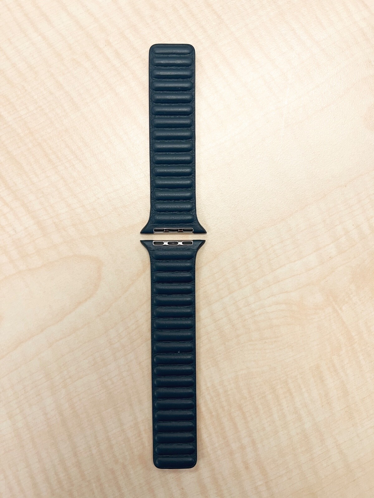 44mm Authentic OEM Apple Watch Baltic Blue Leather Link S/MのeBay公認海外通販