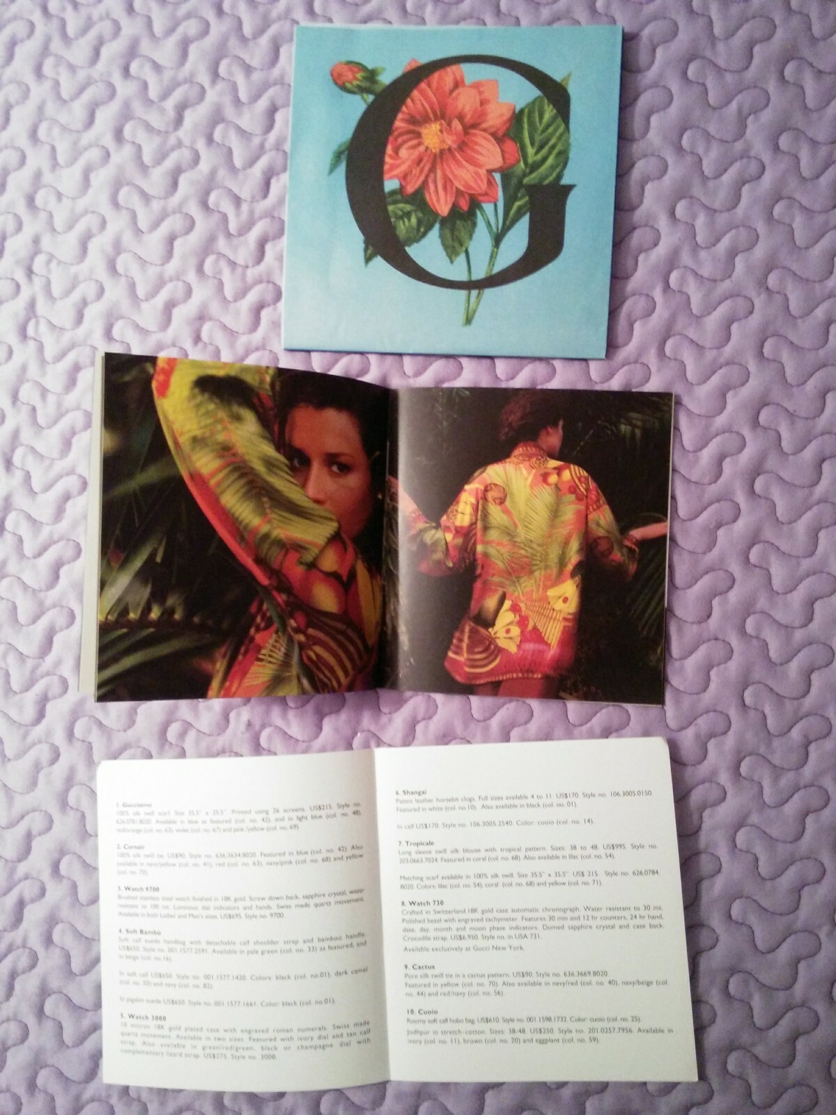 Vintage Gucci Catalog & Poster - Summer 1994