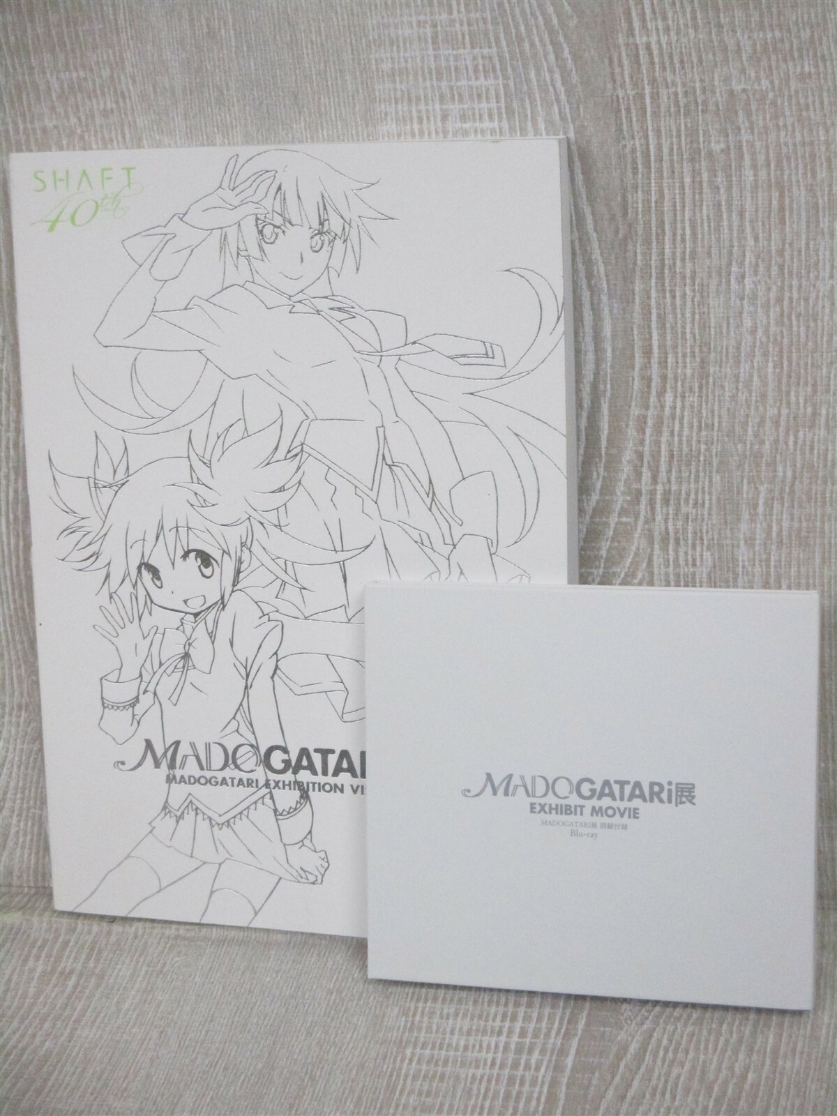 SHAFT 40th Anniv. Exhibition Madogatari Ltd Art Book w/Blu