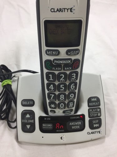 Clarity D613 Amplified Cordless Phone Base Station, Secondary Station See Detail