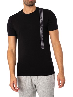 Мужская футболка Emporio Armani Lounge Crew, черная