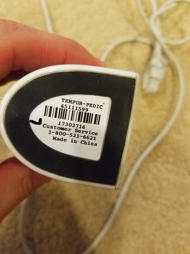 Tempur-Pedic TEMPUR-Choice Mattress Wired Remote Control 45111599