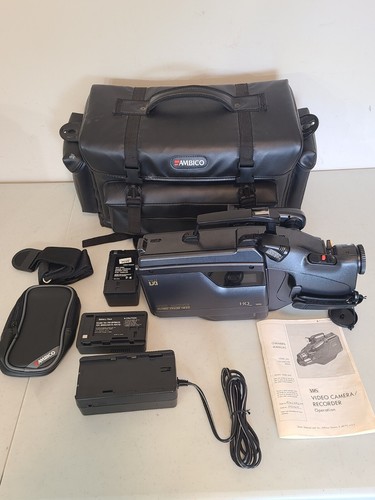 Sears LXI Series VHS Video Camera Recorder w/ AMBICO Case Charger 934.53802390