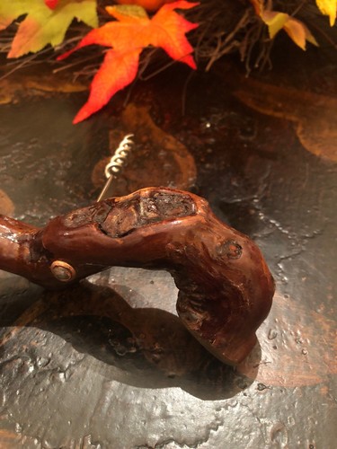 Vintage Driftwood CORKSCREW  cork screw wood