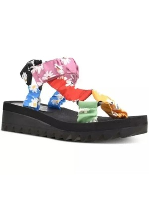 

WILD PAIR Женские черные босоножки Kendie на танкетке с круглым носком Daisy на платформе 1/2 дюйма, 8,5 м, Черный, 10011822100