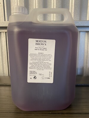 MOLTON BROWN FIERY PINK PEPPER BODY WASH 1.1 GALLON REFILL BRAND NEW