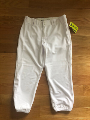 Intensity By Soffe Size M Medium White N5306W Womens Softball Pants NWT