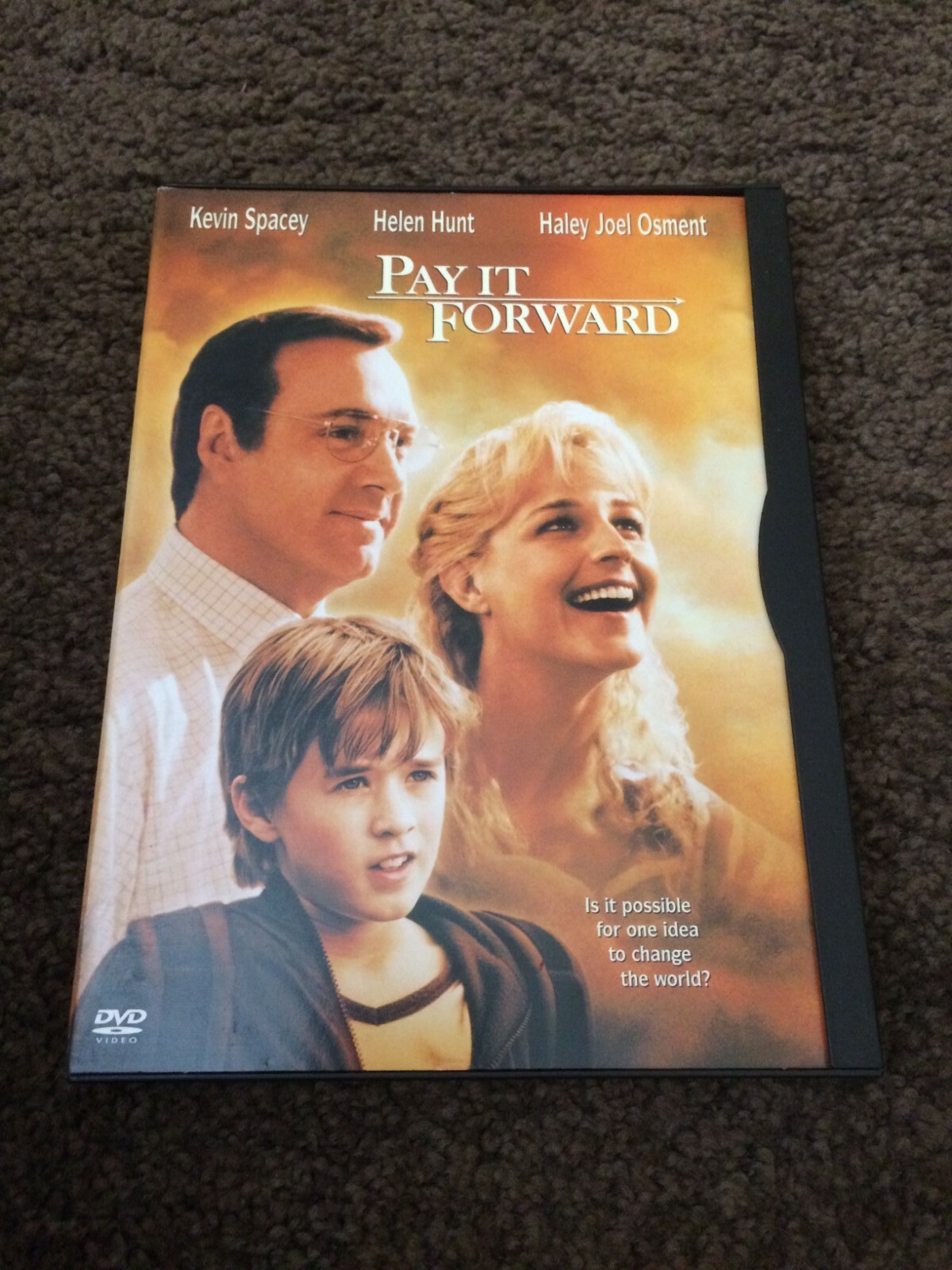PAY IT FORWARD DVD Kevin Spacey Helen Hunt Haley Joel Osment