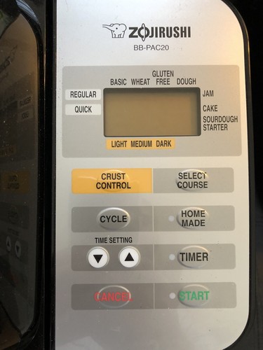 Zojirushi BB-PAC20 Home Bakery Virtuoso Breadmaker w/ Gluten Free Menu setting