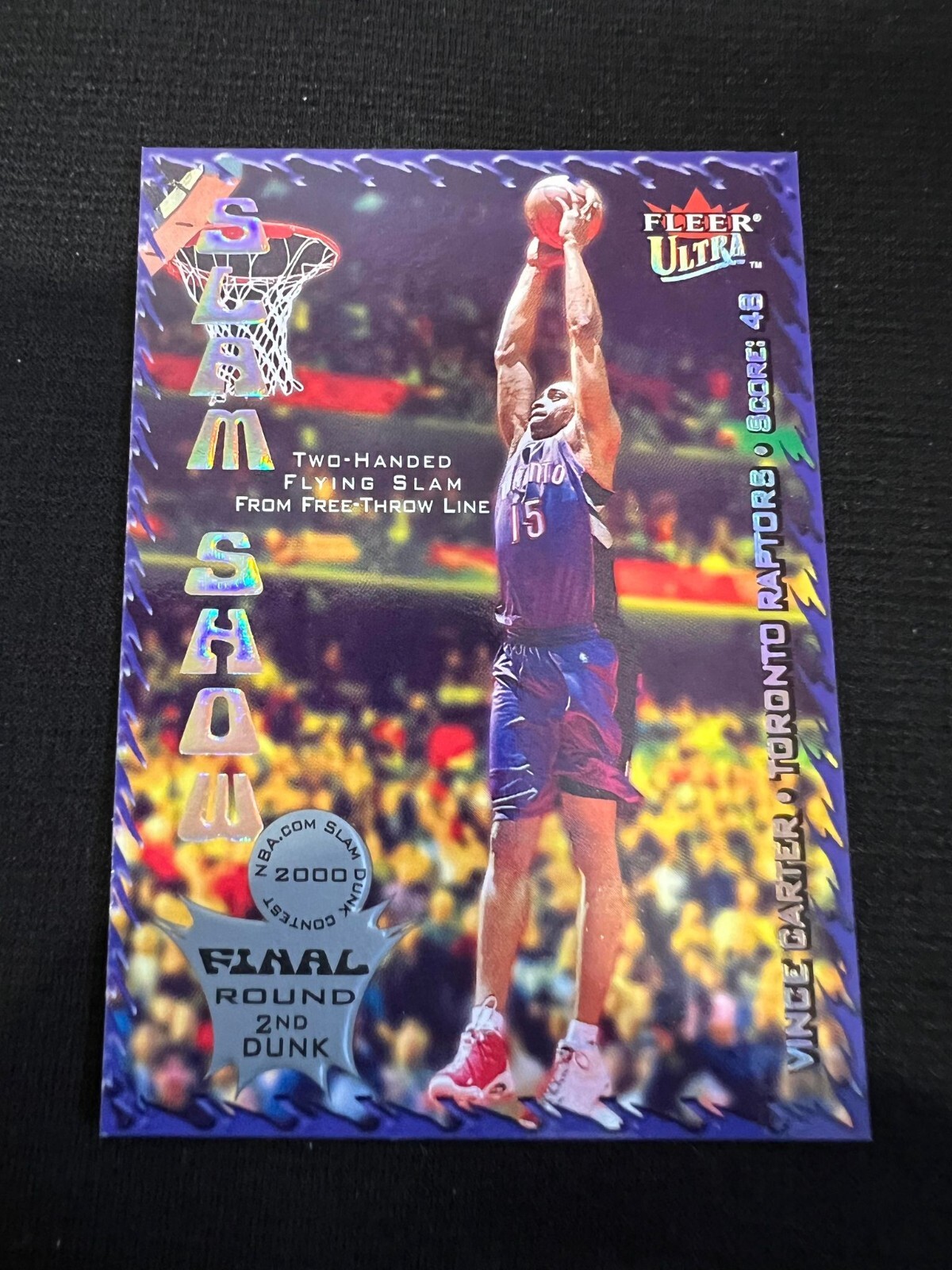 VINCE CARTER Toronto Raptors 2000-01 Fleer Ultra Slam Show