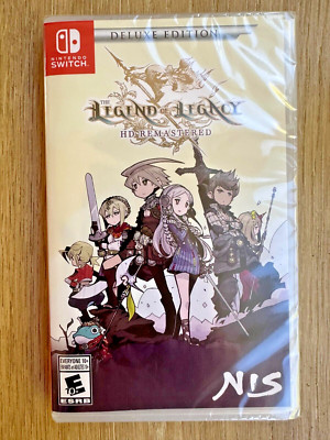 The Legend of Legacy HD Remastered Deluxe Edition Switch Nintendo New Sealed