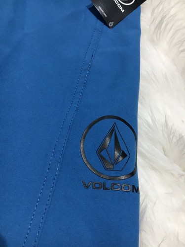 Volcom men shorts size 40 blue swimming trunks b100