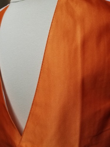 St. Patrick Men 2XL Orange Special Occasion Vest Wedding Groom Nwot Fall AUTUMN