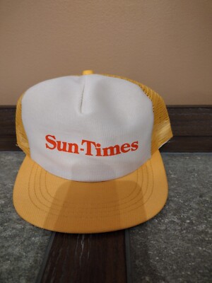 Vintage Chicago Sun Times Snap Back Trucker Hat