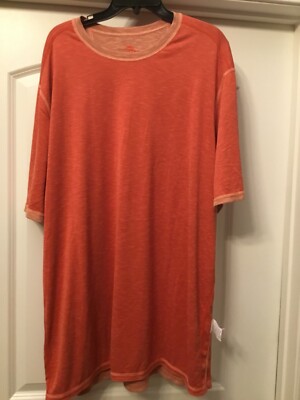 Tommy Bahama Men's Flip-Side Reversible Burnt Orange Shirt - 2XLT New with tags