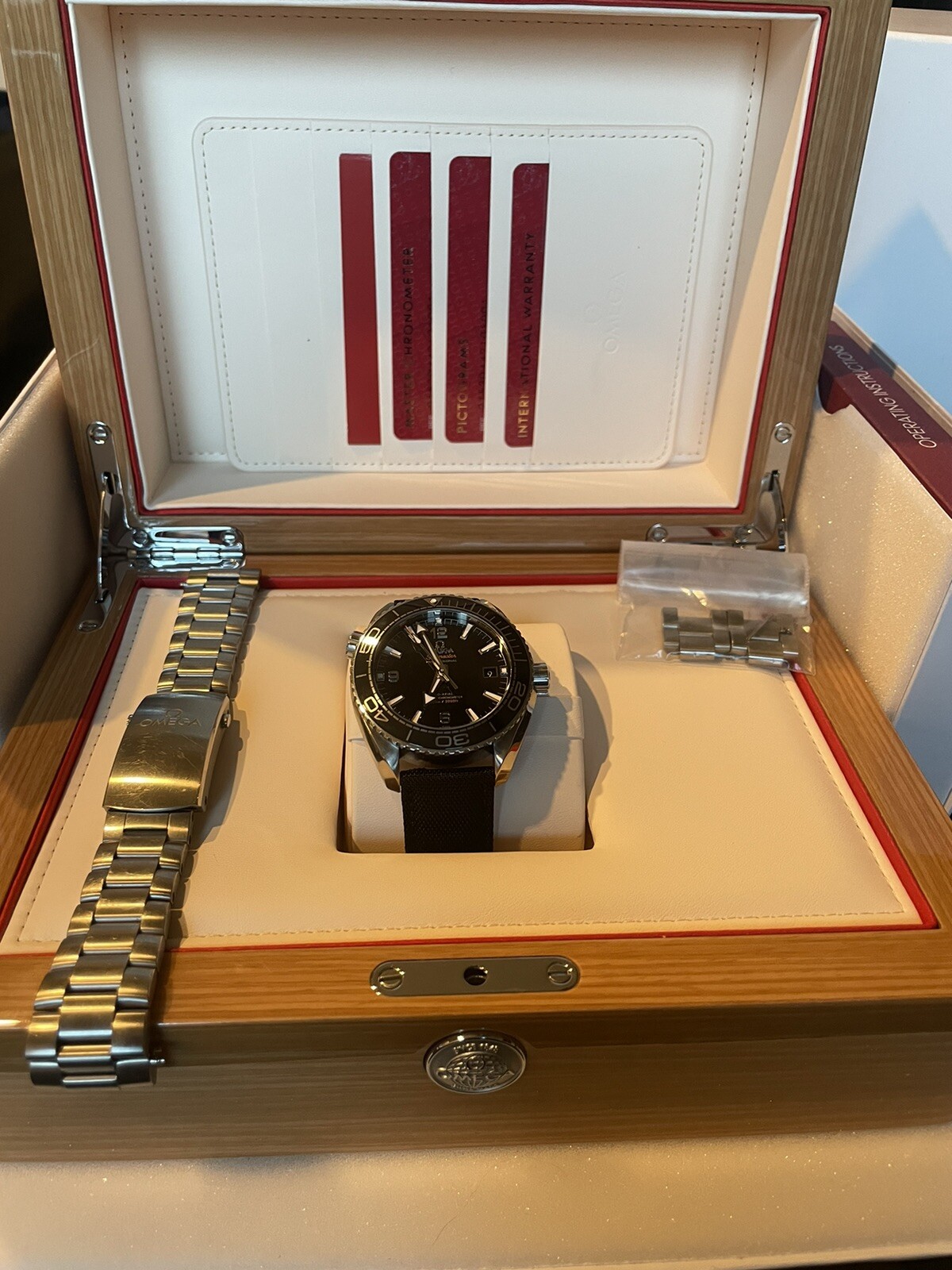 omega black watch