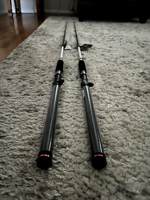 2 Lew's Speed Stick Mr. Striper Casting Rods 7' 1pc MS70MHC
