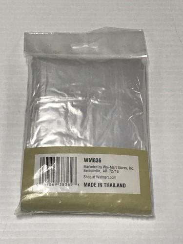 New Sealed Emergency Hooded Poncho Ships Immediately!
