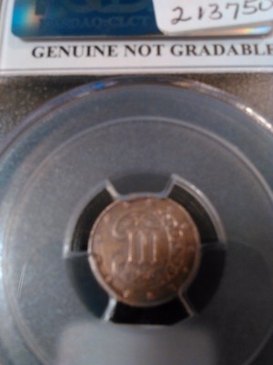 1862 Uncirculated Three Cent Silver FA0022