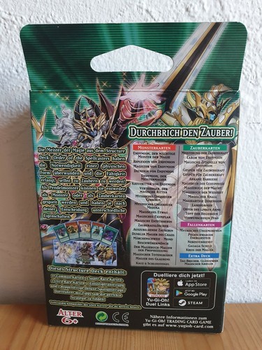 YuGiOh Order of the Spellcasters Structure Deck DEUTSCH 1A Pendulum Magier Hexer