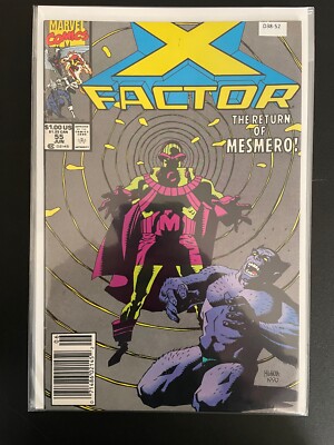 X-Factor 55 Newsstand Higher Grade Marvel Comic Book D38-52